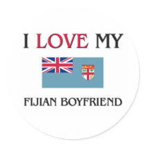 I Love My Fijian Boyfriend stickers by flagshirt I Love My Fijian Boyfriend stickers