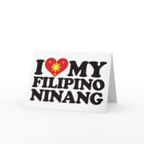 I Love My Filipino Ninang Card