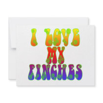 I Love My Finches invitations