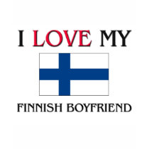 I Love My Finnish Boyfriend t-shirts