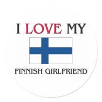 I Love My Finnish Girlfriend stickers