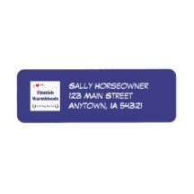 I Love My Finnish Warmbloods (Multiple Horses) Custom Return Address Labels