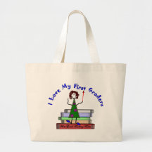 I Love My First Graders--Teacher Gifts Canvas Bags