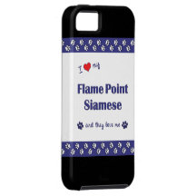 I Love My Flame Point Siamese (Multiple Cats) iPhone 5 Case