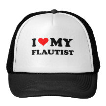 I Love My Flautist Hats