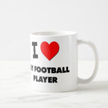 I love My Football Player Mug