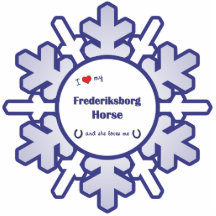 I Love My Frederiksborg Horse (Female Horse) Photo Sculptures