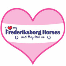 I Love My Frederiksborg Horses (Multiple Horses) Photo Cutouts