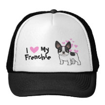 I Love My French Bulldog Hat