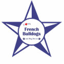 I Love My French Bulldogs (Multiple Dogs) photo sculptures