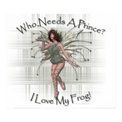 I Love My Frog Poster by JenniesDesigns