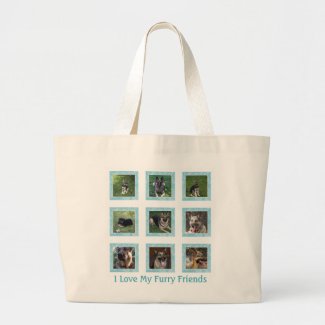 I Love My Furry Friend: Picture Collage Bag