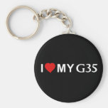 I Love my G35 Key-Chain Keychains