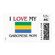 I Love My Gabonese Mom postage