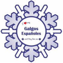 I Love My Galgos Espanoles (Multi Dogs) Ornament photo sculptures by thatsalottadogs I Love My Galgos Espanoles (Multi Dogs) Ornament photo sculptures
