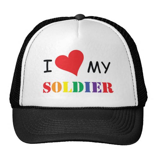 i love my GAY soldier HAT!