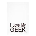 I Love My Geek Custom Stationery I Love My Geek Custom Stationery