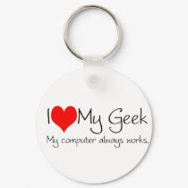 I love my geek keychains