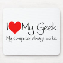 I love my geek mouse mat