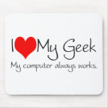 I love my geek mouse mat