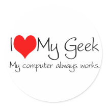 I love my geek stickers