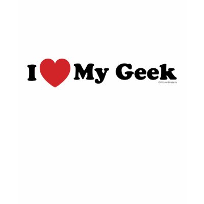 I Love My Geek Shirts by OffLine