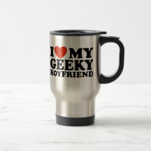 I Love My Geeky Boyfriend Mugs