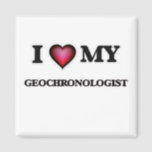 I love my Geochronologist 2 Inch Square Magnet