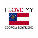 I Love My Georgia Boyfriend t-shirts by flagshirt I Love My Georgia Boyfriend t-shirts