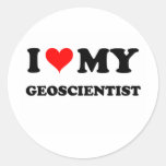 I Love My Geoscientist Sticker