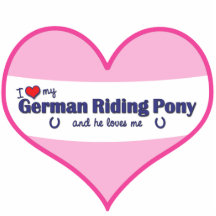 I Love My German Riding Pony (Male Pony) Photo Sculpture