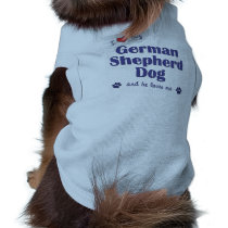 I Love My German Shepherd (Male Dog) Pet Clothing
