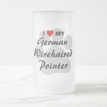 I Love My German Wirehaired Pointer Coffee Mug