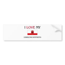 I Love My Gibraltar Boyfriend bumper stickers