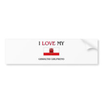 I Love My Gibraltar Girlfriend bumper stickers