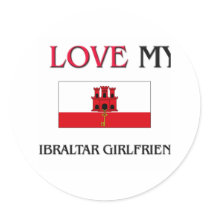 I Love My Gibraltar Girlfriend stickers