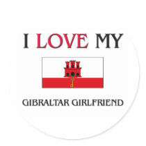 I Love My Gibraltar Girlfriend stickers