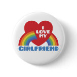 I Love My Girlfriend Buttons