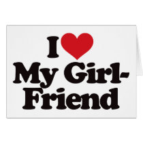 I Love My Girlfriend cards