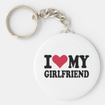 I love my girlfriend key chains