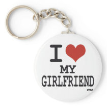 I love my girlfriend key chains