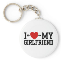 I Love My Girlfriend Key Chains