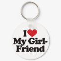 I Love My Girlfriend keychains by visualnewbie I Love My Girlfriend keychains