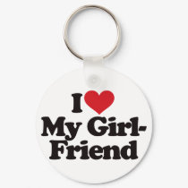 I Love My Girlfriend keychains by visualnewbie I Love My Girlfriend keychains