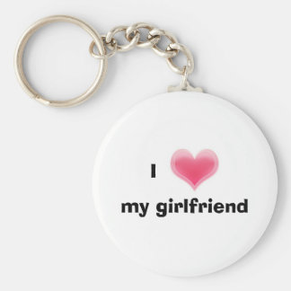 i love my girlfriend keyring