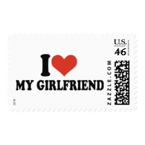I love my girlfriend postage