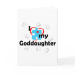 I Love My Goddaughter - Autism cards