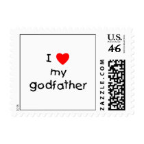 I Love My Godfather Stamp