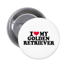 I love my Golden Retriever Pins