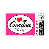 I Love My Gordon (It's a Dog) Stamps